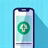 Mobile phone with top-up symbol